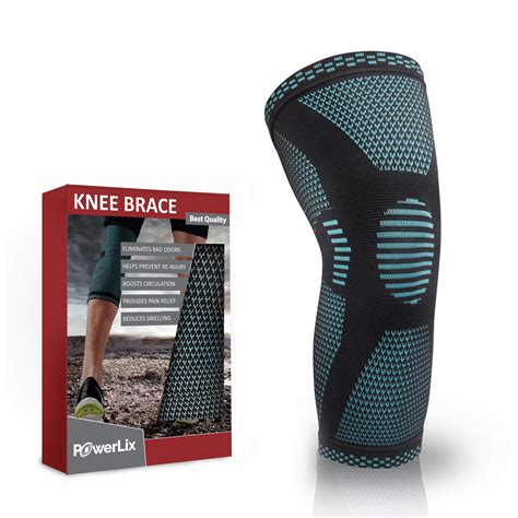 PowerLix Compression Knee Sleeve - Best Knee Brace for Meniscus Tear ...