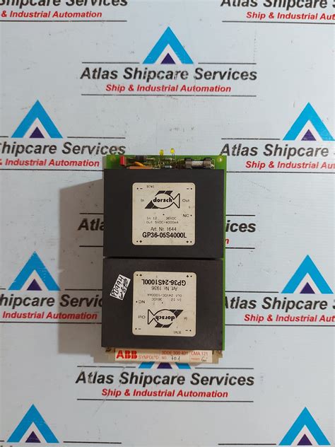 ABB CMA 121 SYNPOL D 3DDE 300 401 POWER SUPPLY CARD – Atlas Shipcare ...