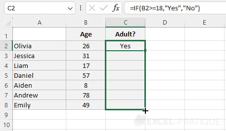 IF Function Basics Excel 的图像结果