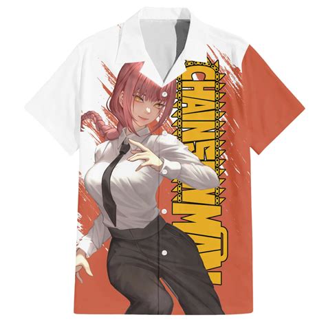Makima Hawaiian Shirt Chainsaw Man - Unique Anime Apparel for Fans