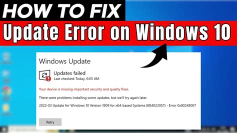 Update Windows 10 Pro Error 的图像结果