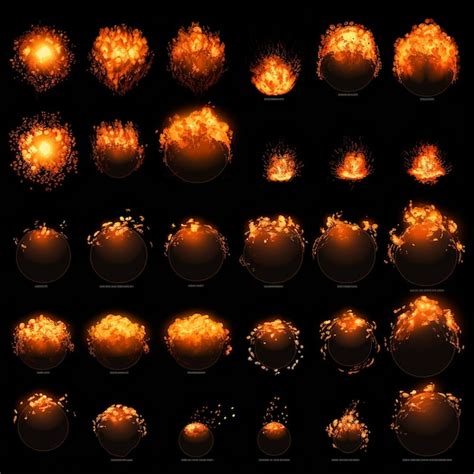Explosion Sprite Animation 的图像结果