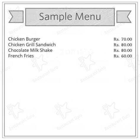 Menu at 99 Grill, Bengaluru