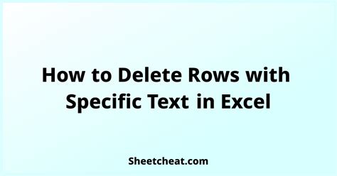Image result for Power Query Delete Rows with Specific Text