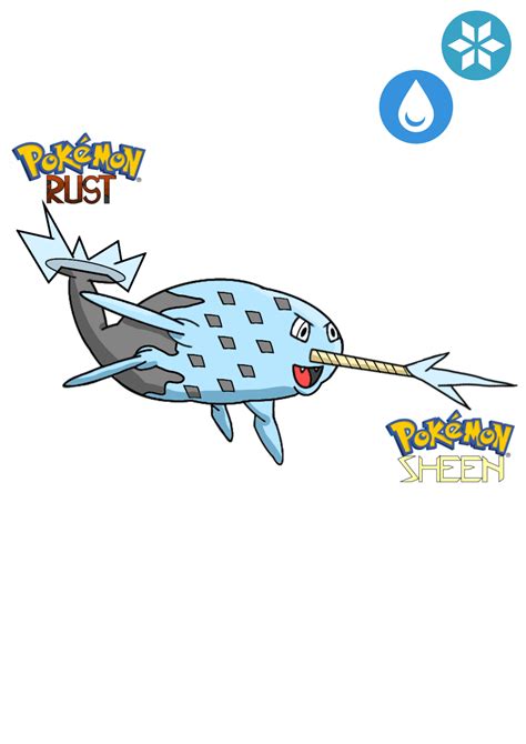 Eran Pokedex: #231 – Glachial – Water/Ice Type : r/fakemon