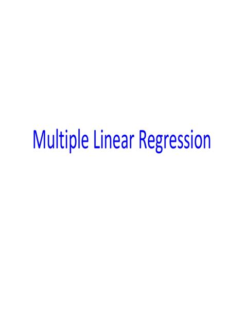 Image result for Multiple Linear Regression Example
