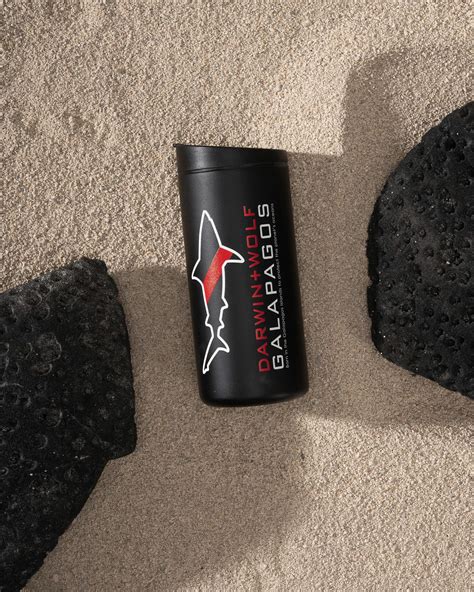 VASO VIAJERO LOGO 12OZ NEGRO – Darwin and Wolf