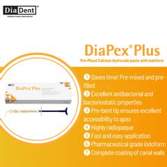 DiaDent DiaPex Plus - Calcium Hydroxide Paste with Iodoform by Dental ...