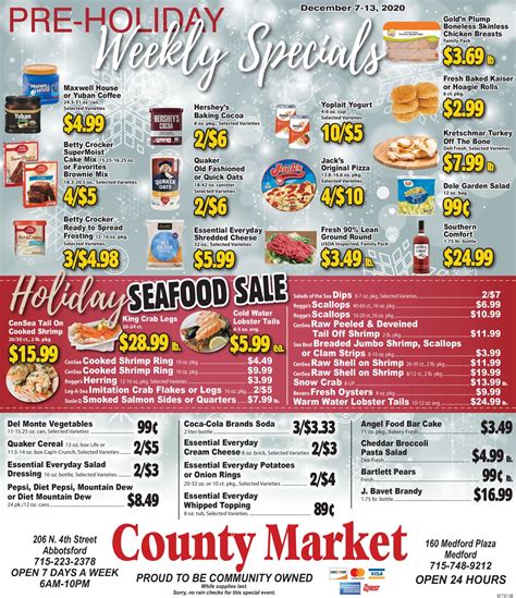 County Market Ad Circular - 12/07 - 12/13/2020 | Rabato