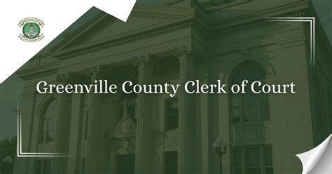 Greenville County Clerk of Court - Greenville County Court