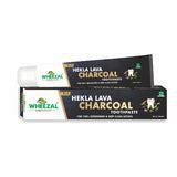 Wheezal Hekla Lava Charcoal Toothpaste for Plaque, Stained teeth ...