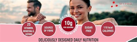 Mypro Sport Nutrition Daily Protein Shake 118 kcal Calories, 25 Vitamin ...