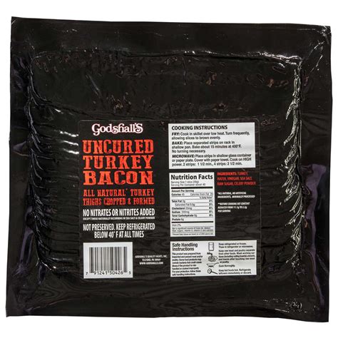 Godshall's Uncured Turkey Bacon (40 oz.) – Openbax