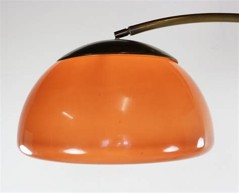 German seventies design large arc floor lamp for Cosack