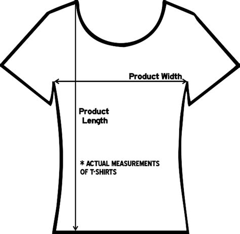 Women's T-Shirt Size Chart India