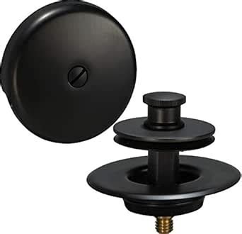 AB&A 60171 One-Hole Press-in Waste and Overflow Kit with Push eN Lift ...