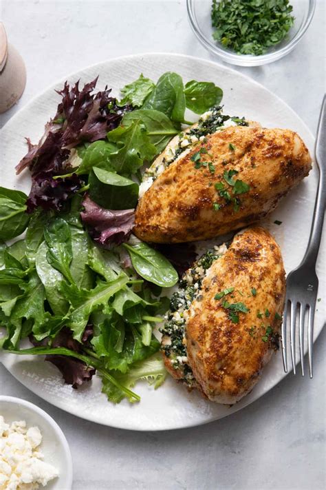 Spinach Cream Cheese Feta Stuffed Chicken at Wendy Hopkins blog