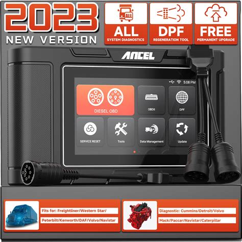 Buy ANCEL HD3300 Heavy Duty Truck Scanner for Cummins DPF Regeneration ...