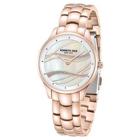 Buy Online Kenneth Cole Quartz Analog White Dial Stainless Steel Strap ...