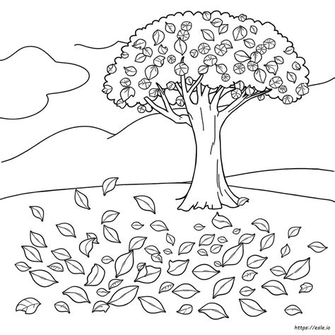 Easy Fall Coloring Pages Preschool