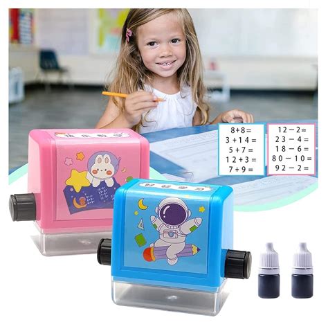 XSOURCE Smart Math Roller Stamps for Math Teaching Stamps,Smart Math ...