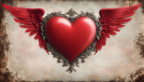 Heart With Wings Valentine's Day Free Stock Photo - Public Domain Pictures