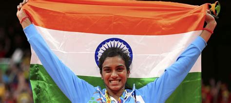 PV Sindhu, Sakshi Malik, Dipa Karmakar and Jitu Rai receive the Rajiv ...