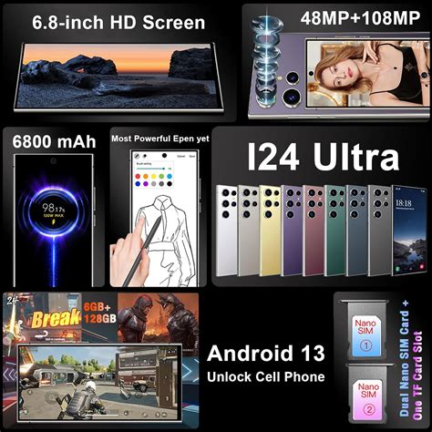 JOCSEN I24 Ultra 5G Unlocked Smartphone, 6GB+256GB Unlocked India | Ubuy