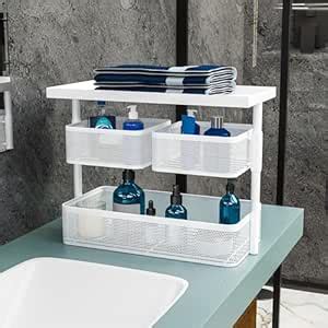 Kuber Industries Metal Bathroom Organiser Stand | 3 Tier Storage Rack ...