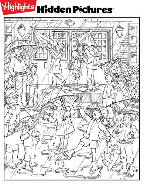 Highlights Hidden Pictures Printable | 123 Worksheets