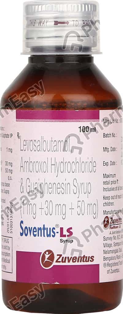 Soventus Ls Bottle Of 100ml Syrup: Uses, Side Effects, Price & Dosage ...