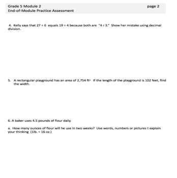 Image result for Eureka Math Grade 5 Lesson 5 Module 2 Mid Module Assessment Task