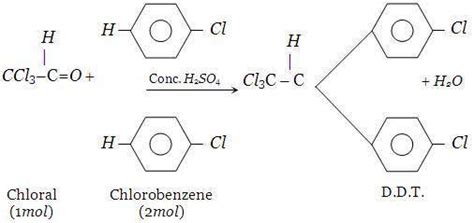 convert -- Chlorobenzene to D.D.T - Brainly.in