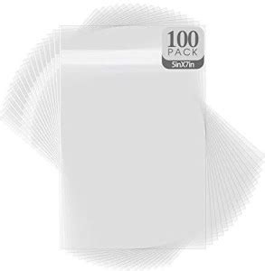 Golden State Art 100 5 1/4 X 7 1/8Bags for 5x7 Photo Mats Gift Wrapper ...