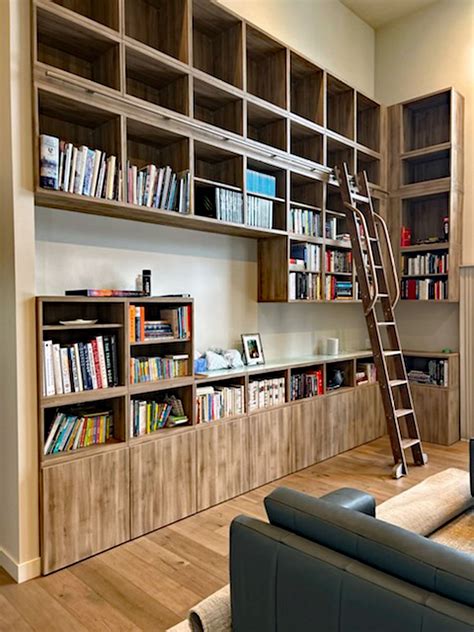 Image result for Library Ladder with Rail