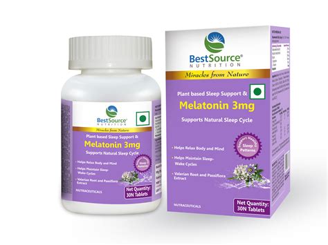 Melatonin with Plant-Based Sleep Formula | Natural Sleep Aid ...