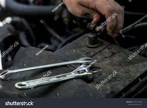 How Remove Car Battery Stock Photo 1487618789 | Shutterstock