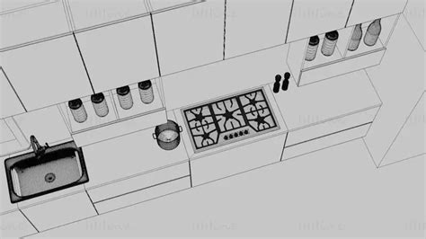 Image result for 3D Modular Kitchen