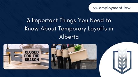 3 Important Things You Need to Know About Temporary Layoffs in Alberta ...