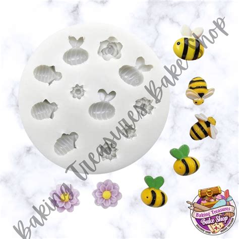 Bees and flower Silicone Mold | Michaels