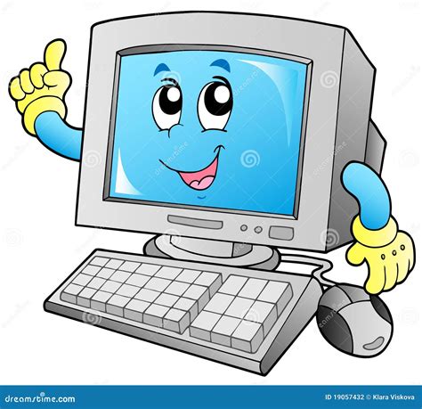 Image result for Desktop Computer Cartoon