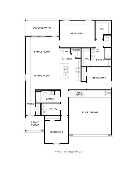 Floor Plan in London Towne | Corpus Christi, TX | D.R. Horton
