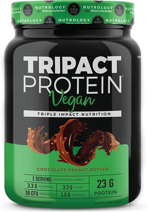 Buy త్రిపాక్ట్ వేగన్ ప్రోటీన్ పౌడర్ - GMO కాని, సేంద్రీయ మొక్కల ఆధారిత ...