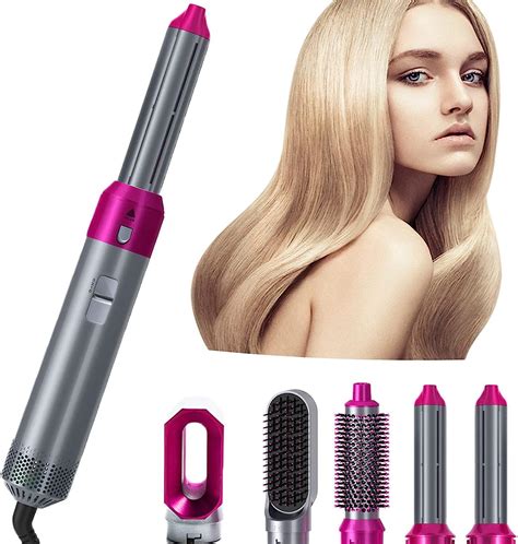 Bleqys 5 In 1 Hair Styler,Blow Dryer Brush,Hair Dryer Brush Negative ...