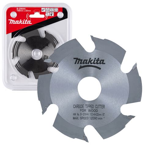 Makita B-20644 tarcza frez do lamelownicy PJ7000 DPJ180 100x4x22mm 6 zębów (088381377133) • Cena ...