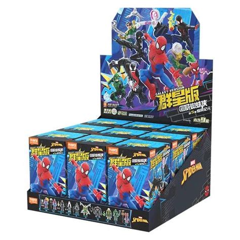 Blokees Marvel Heroes Galaxy Version 05 – Spiderman Model kit Blind Box ...