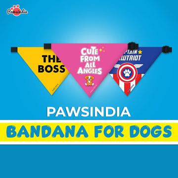 Buy Stylish Dog Bandanas Online in India | PAWSINDIA - Best Prices ...