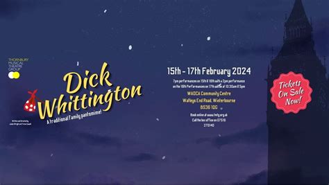 Dick Whittington - A Traditional Family Pantomime!, Winterbourne ...