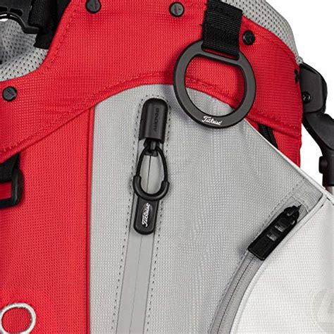 Titleist - Players 4 Plus Golf Bag - Red/White/Gray