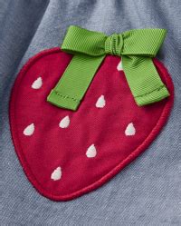 Girls Strawberry Smocked Dress - Strawberry Sweetie - DENIM | Gymboree